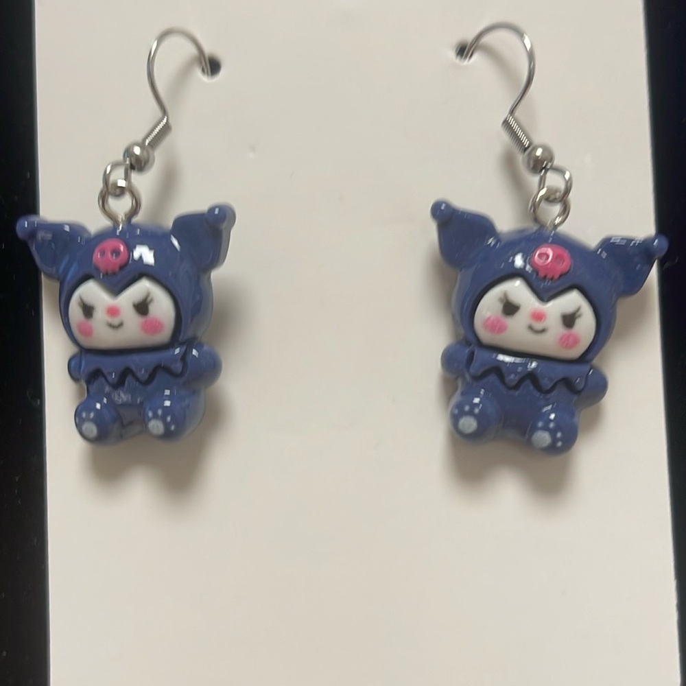 Kuromi Earrings - New Never Worn - Super Cute
